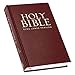 KJV Holy Bible, Pew and Worship Bible, Burgundy Hardcover Bible w/Ribbon Marker, Red Letter Edition, King James Version