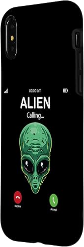 Miniatura 5 de iPhone 1212 Pro Alien Is Calling Funny Alien Humor UFO Prank Phone Call Case
