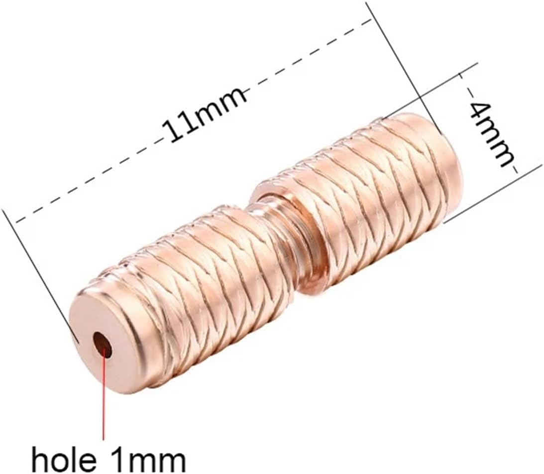 925 Sterling Silver Screw Thread Bracelet Necklace Clasp Connectors DIY Jewelry Making Supplies(Style C-Rose Gold)