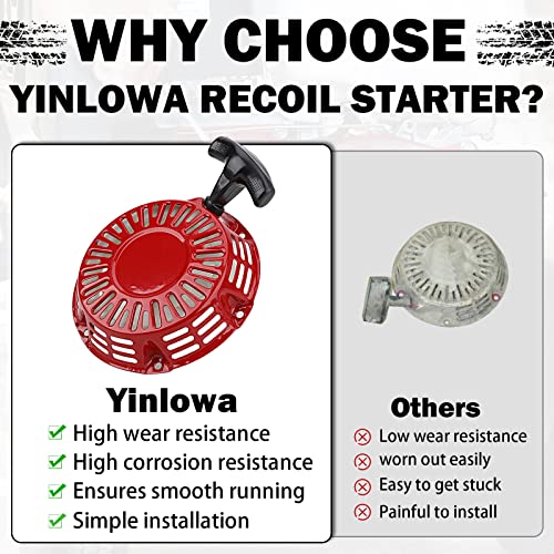 Image of Yinlowa Pull Start Recoil Starter Assembly for Honda GX120 GX160 GX200