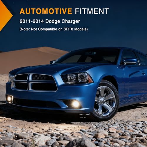 Image of Nilight Fog Lights Assembly for 2011 2012 2013 2014 Dodge Charger