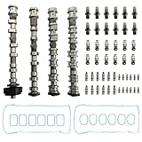 3.6 Pentastar 4Pcs Camshafts w/ Rockers Arm Lifters Kit Fit for Ram 1500 Dodge Durango Jeep Wrangler Grand Cherokee Chrysler Pacifica 3.6L 2016-2024 Replace#5047912AC