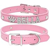hundehalsband pink glitzer Erhältliche Farben und verstellbare Größen: Schwarz, Blau, Rot, Rosa, Weiß. XS: Halsumfang 20,3–26,7 cm; S: Halsumfang 26,7–33 cm; M: Halsumfang 29,2–38,1 cm; L: Halsumfang 35,6–45,7 cm. Sie sollten in der Lage sein, 2 Finger zwischen den Hals und das Halsband zu stecken. Messen Sie sorgfältig, bevor Sie bestellen.