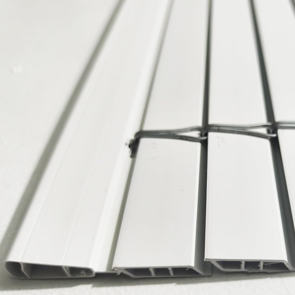 Persiana Alicantina de PVC Color Blanco | Corte a Medida | PERTONI TENDE (Ancho 100cm X 100cm Largo)
