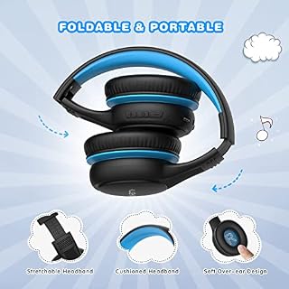 KLUGMIA Casque Enfant sans Fil, Volume limité à 85/94dB, Son stéréo HD, Casque Bluetooth sans Fil Enfant avec Microphone… - Les Beatles, Paul McCartney, John Lennon, RIngo Starr, George Harrison KLUGMIA Casque Enfant sans Fil, Volume limité à 85/94dB, Son stéréo HD, Casque Bluetooth sans Fil Enfant avec Microphone… – Image 5