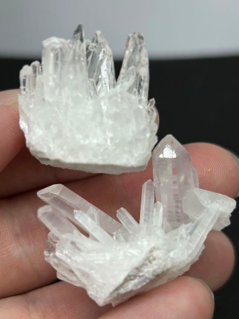 天然水晶 クラスター 約1.75kg クリスタル 塊 台座付