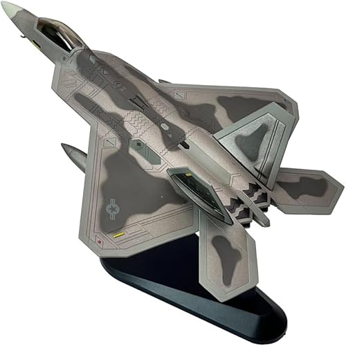 Miniatura 3 de Lockheed Martin F-22 Raptor Fighter de metal avión avión modelo de avión a escala 1100 de EE UU