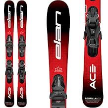 Elan Formula Skis w/EL 4.5 Bindings Kids Sz 100cm Red
