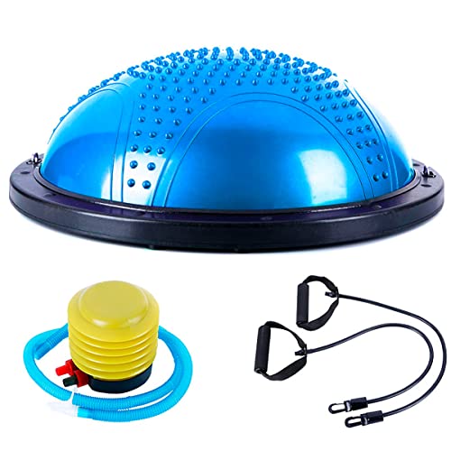 Fitness Tech - Bosu Ball – Non-Slip Exercise Semi-Sphere – Bosu w...