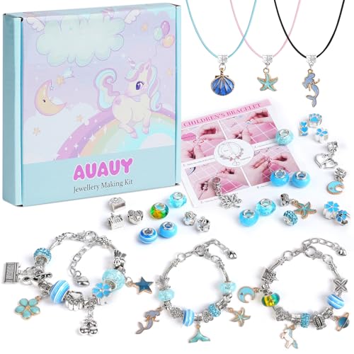 AUAUY Geschenke für Mädchen, Armbänder Selber Machen Bastelset Kinder ab