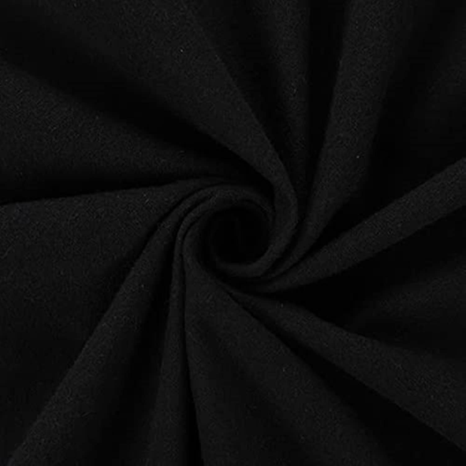 Amazon | moonfarm ネル生地 黒 綿100％ 片面起毛 幅約150㎝×長さ1 