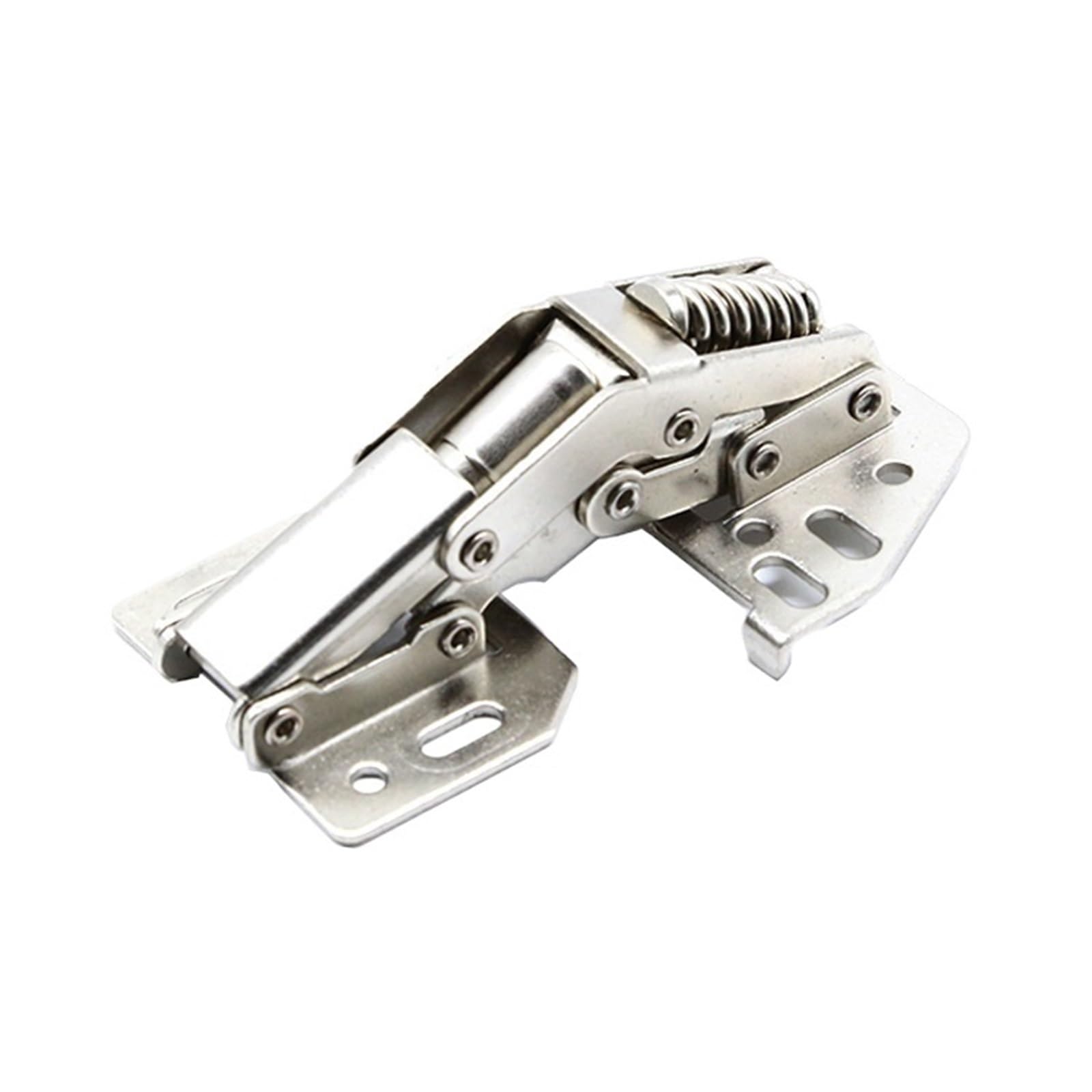 Kdhcvkz Regular 4Pcs Cabinet Lid Hinge No Need Extra Flip Support Mechanism(Regular)