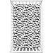 Motorcycle Themed Fitted Mini Crib Sheets,Soft Toddler Mattress Sheet Fitted - Baby Sheet for Boys Girls,White Black,24 x 38 Inch