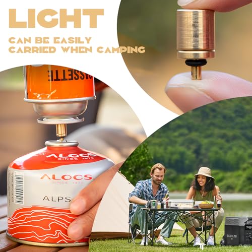 Gas Nachfülladapter 3 Stück, HPiano Gasnachfülladapter Düse Flaschenart Butangaskartusche/Kanister, Nachfüllgas für Schraubenventil Kanister, Gasnachfülladapter Abfüllung Butan Kanister