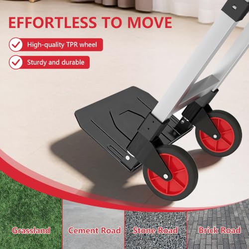 Carretilla de mano 2 ruedas 220 lbs miniatura 6