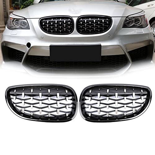 Parrilla de riñón delantera con acabado diamante para BMW E61 M5