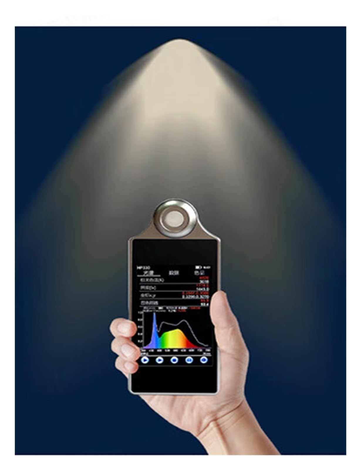 Espectrofotómetro, Espectrómetro Portátil Para Plantas, Rango De Longitud Onda 380-780 Nm