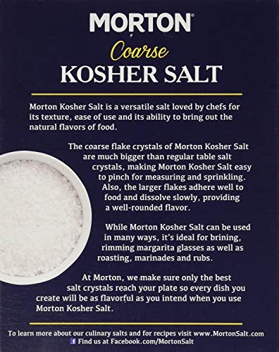 Morton Salt Kosher Salt, 3 Lbs, Pack Of 2 #TOP1