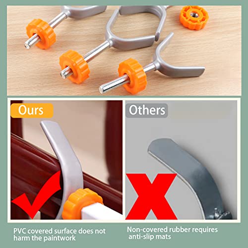 Druckschrauben Kindergitter, 4Pcs Y-Spindel Druckschrauben M10 Treppenschutzgitter Schrauben Ersatzschraube Treppengitter Druckschrauben Babygitter Schrauben Kit
