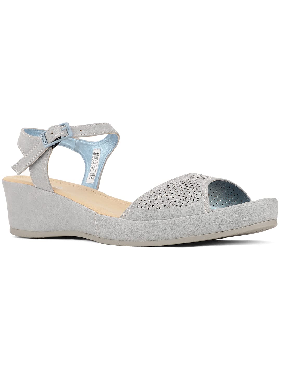 Bata Womens Corrine Sandal Blue Sandal - 5 UK (6619289) (B091TMM4GK) Amazon Price History, Amazon Price Tracker