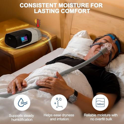 Image of 2 Pack Water Chambers for AirSense 11 AirCurve 11 Humidifier Easy Refill Water Tanks Improve Humidification Comfort CPAP Supplies with Direct Fill Port and Simple Maintenance