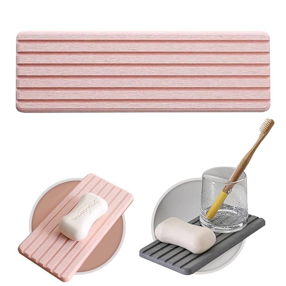 FreshDcart FDCA616 Soap Dish Storage Holder Wooden Soap Drying Mat Waterfall Anti-Slip Design,Soap Savers for Bathroom,Kitchen,Bath Tup (Multicolor,Pack of 1) (31 x 10 (Medium), Multicolor) (B0C9T37LYP) Amazon Price History, Amazon Price Tracker