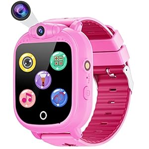 PROGRACE Kids Smart Watch Digital Camera Watch with Games, Music Player, Pedometer Step Count, FM Radios, Flashlights…