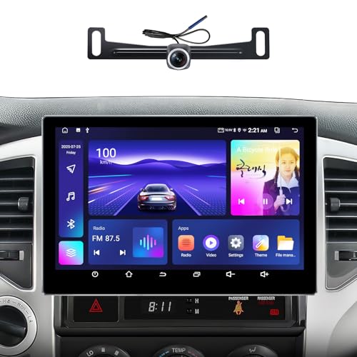 11.5 inch (4G+64G) Car Radio Stereo Upgrade for 2005-2015 Toyota Tacoma Compatible with Carplay Android Auto GPS Navigation WiFi Bluetooth Mirroring Touchscreen Headunit Replacement