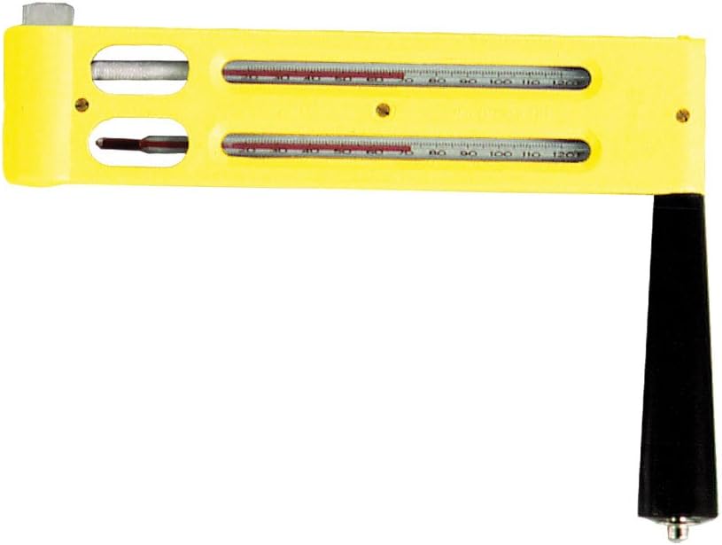 Sper Scientific 736700 Sling Psychrometer -5°C to 50°C - Professional Whirling Hygrometer for Accurate Humidity & Temperature Measurement - Wet & Dry Bulb Thermometer for HVAC & Weather Monitoring