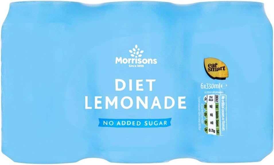Morrisons Diet Lemonade, 6 x 330ml Cans Amazon.co.uk Grocery