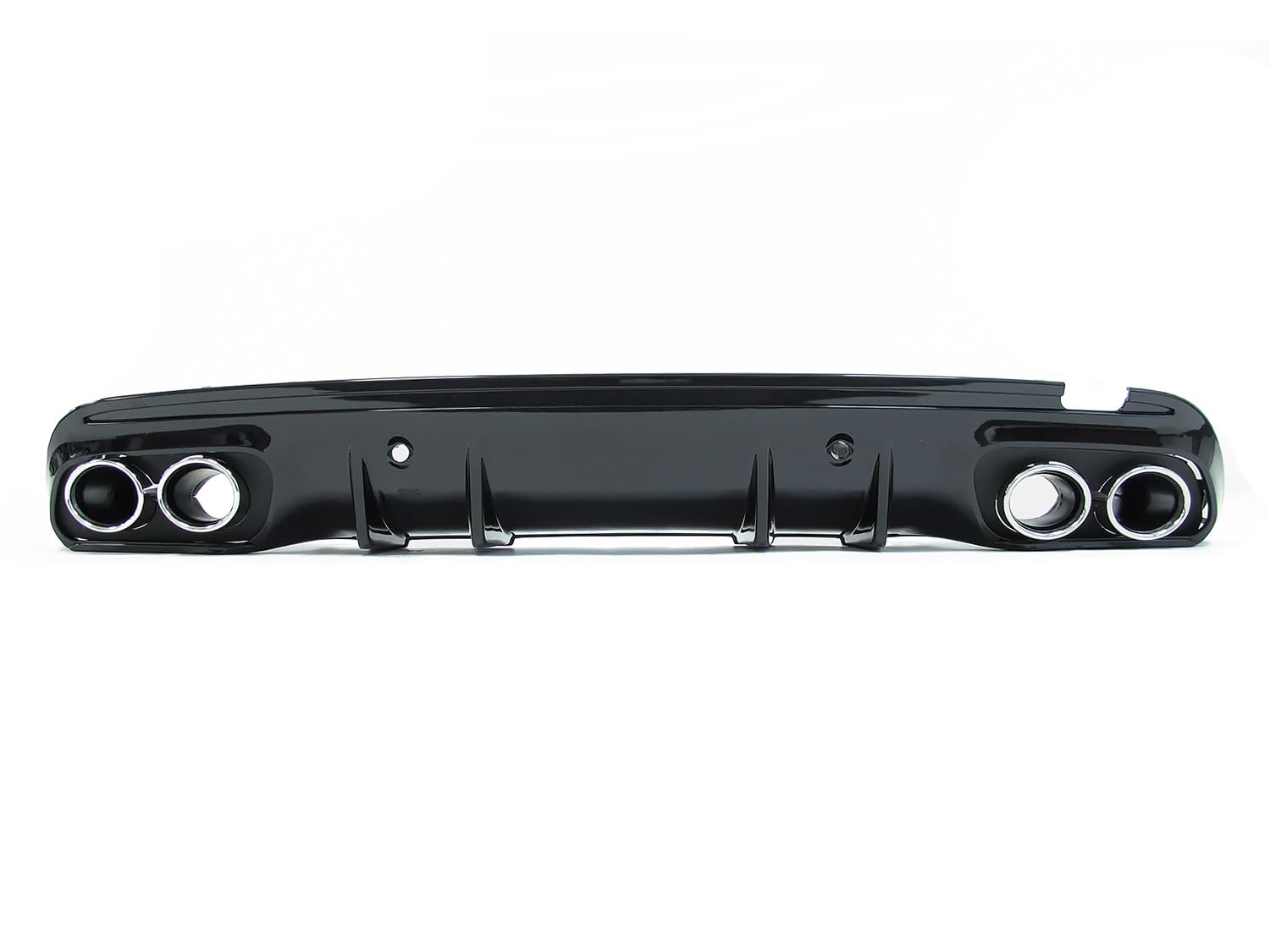 Heckdiffusor Diffusor + Auspuffblenden Chrom für Mercedes Benz C-Klasse W205 S205 AMG Line Limo Kombi C43 AMG ab 2014 2015 2016 2017