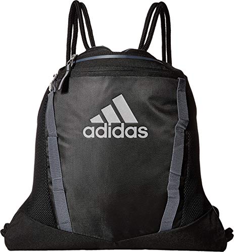 adidas Unisex Rumble II Sackpack, Black/Onix/Reflective Silver, ONE SIZE adidas Unisex Rumble II Sackpack, Black/Onix/Reflective Silver, ONE SIZE