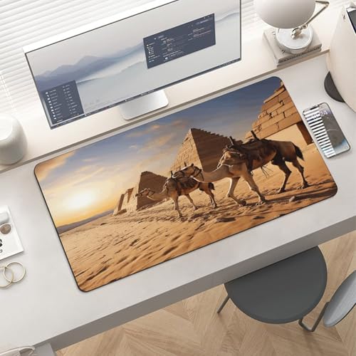 Mouse Pad grande de goma VstaDank estilo Egipto 60x30 cm miniatura 6