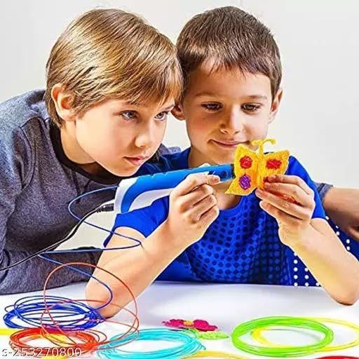 Image of Creative Multicolored Printing PLA Filament for 3D Pen (1.75 mm Thickness, 5 m Each) - Set of 10