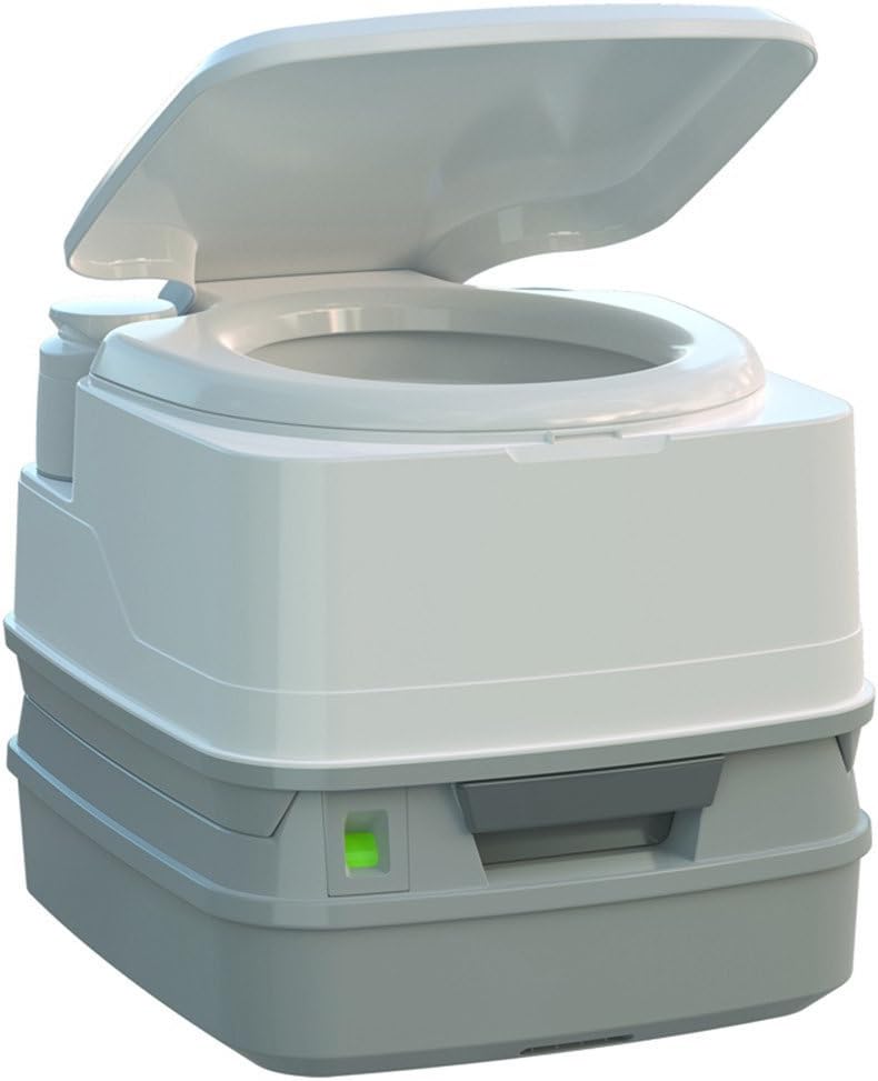 Thetford Porta Potti 260P MSD Marine Toilet with Piston Pump, Level Indicator, and Hold-Down Kit