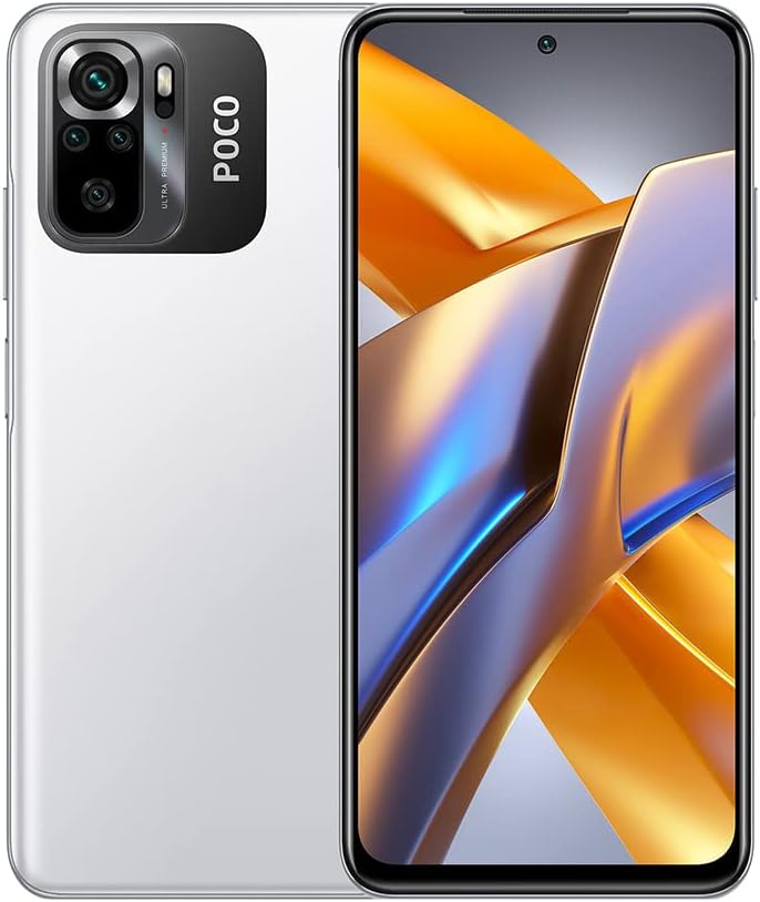 Poco M5s White 6GB RAM, 128 Storage 6.43" FHD+ AMOLED DotDisplay 64MP AI quad camera MediaTek Helio G95 Supports 33W fast charging