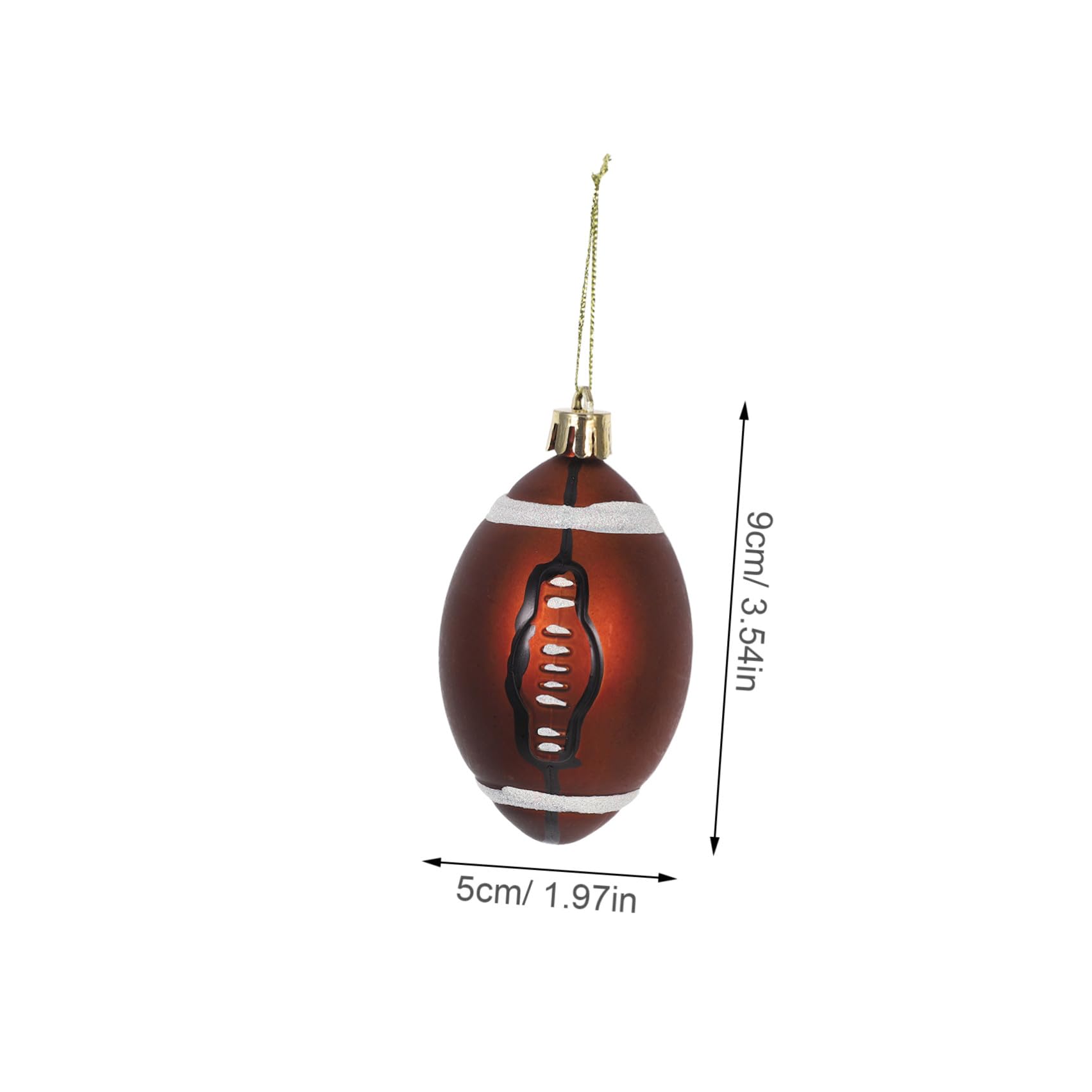 6 Pezzi Palline Natalizie Decorative 6cm in Plastica per Feste