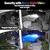 WyzeCam v4 with 20ft Extension Cable, 2.5K QHD IP65 Indoor/Outdoor Home Security Camera w Night Vision, Spotlight & Siren, 2-Way Audio, Baby/Pet Monitor, Works with Alexa & Google Assistant, White #3