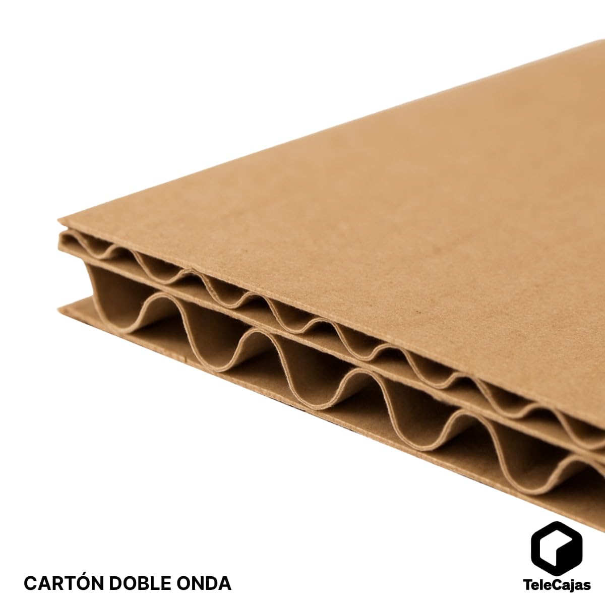 TELECAJAS | Caja Armario Portátil 50x50x101 cm de Cartón Doble | Ideal para mudanzas, trasteros o Viajes | Fácil Montaje con Barras Perchero y Cinta Adhesiva de Regalo Incluidas | Pack de 2 Armarios