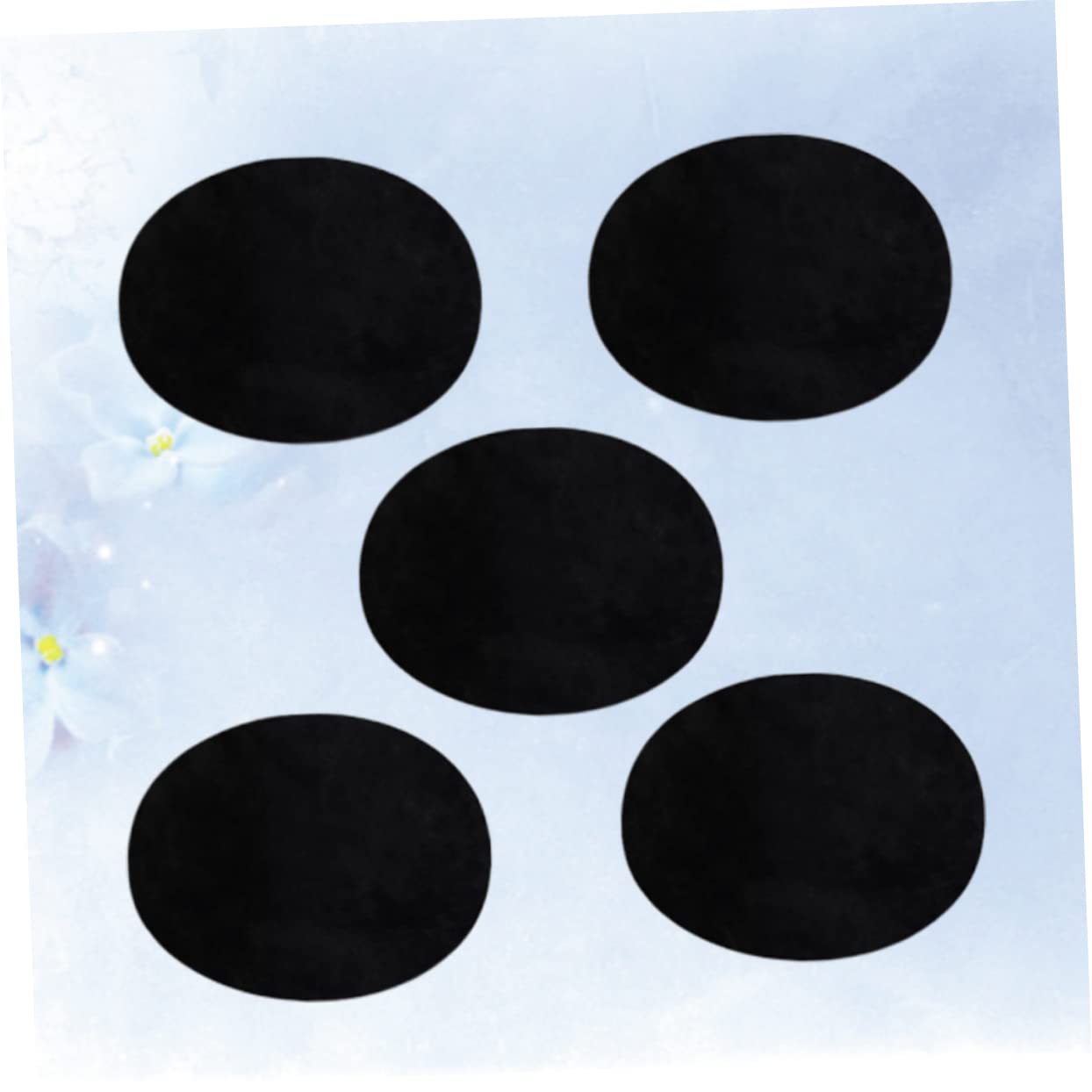 EXCEART 75pezzi Toppe Termoadesive Tessuto Suede Per Abbigliamento Patches Ovali Per Maglioni Giacche e Jeans Kit Di Accessori Per Rinnovare e Decorare Tuoi Vestiti