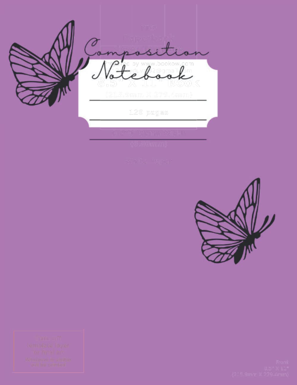 Composition Notebook: For Use With Gel Pens | Pretty Unique | Cute Whimsical Nastalgic Modern