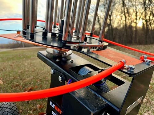 Do All Outdoors Flyway 180 Clay Pigeon Thrower with Cart, Wireless Remote