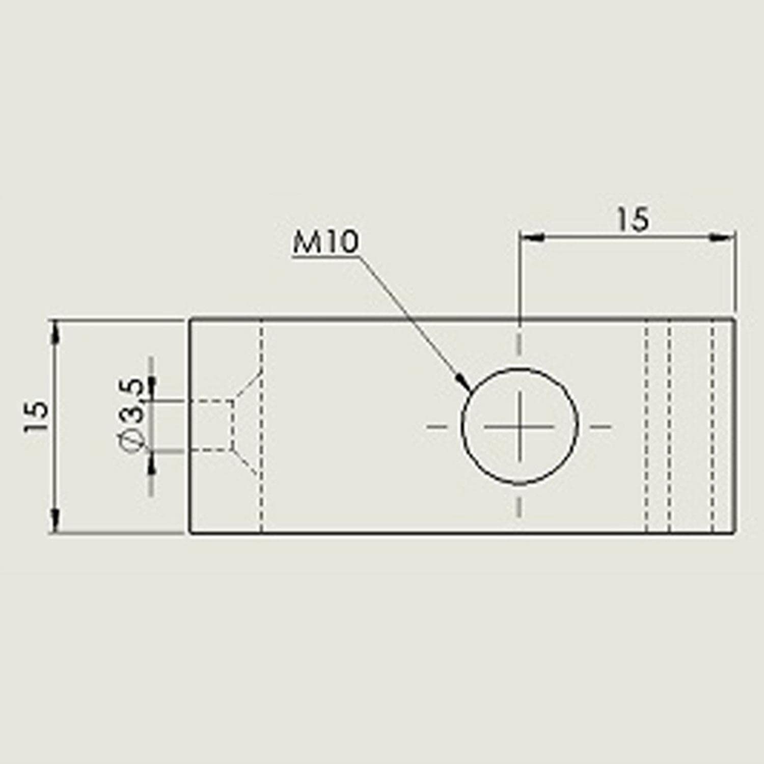 Badem10 Cam Tutucu Ahşap Raf Tutucu Cam Etejeri Metal U Tipi Mat Siyah Metal Vidalı (4 ADET)