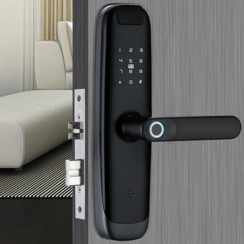 Serrure connectée empreinte digitale et code pour entrée sans clé - 3