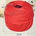20 Colors Size 8 Classic Crochet Thread 20 Pack Orange Gradient