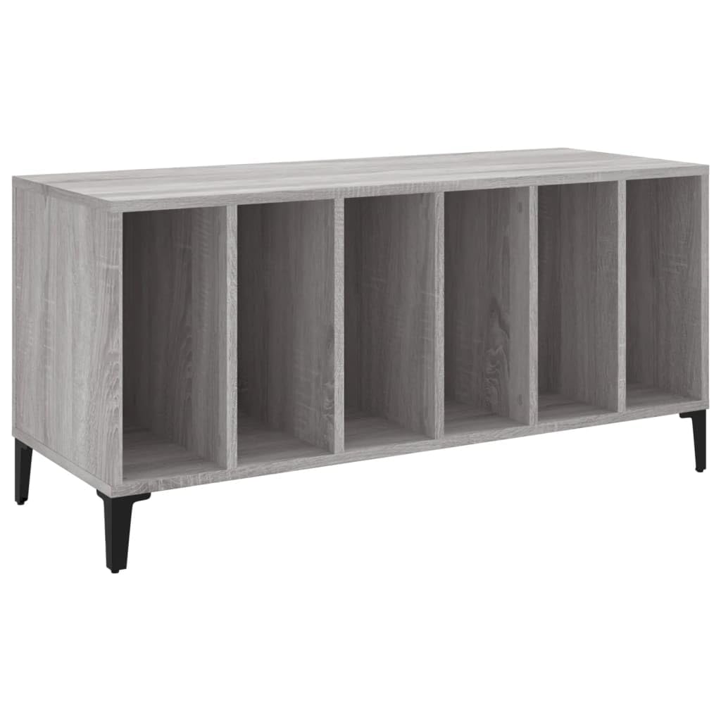 Sonoma szafka panelowa, szara, 100 x 38 x 48 cm, materiał drewnopochodny, trwała, winylowa, uniwersalna szafka do przechowywania do salonu, biura