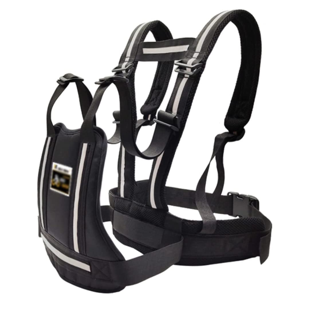 Adjustable Kid Motorcycle Safety Belt - Motorcycle Harness for Kids with Reflective Strap Safety Seat Belt for Age 2-12 Years