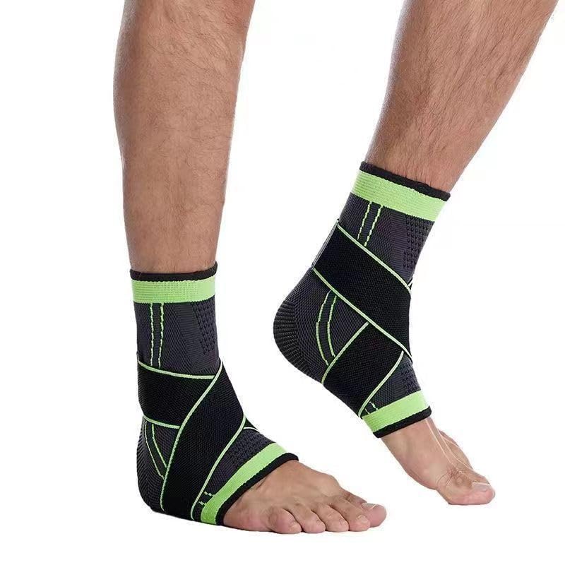 BioAktiv Fußbandage Einstellbare Flexible Ultra Sprunggelenkbandage für Damen & Männer, geeignet für Sport wie Fußball & Fitness