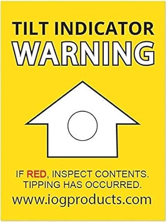 Impact O Graph Tilt Indicator Pack - Pack of 2 Pieces