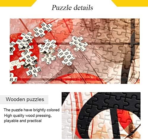 Miniatura 2 de Rompecabezas para niños adultos - rompecabezas nota musical educativo intelectual descomprimiendo divertido juego de juguete personalizado 500 piezas